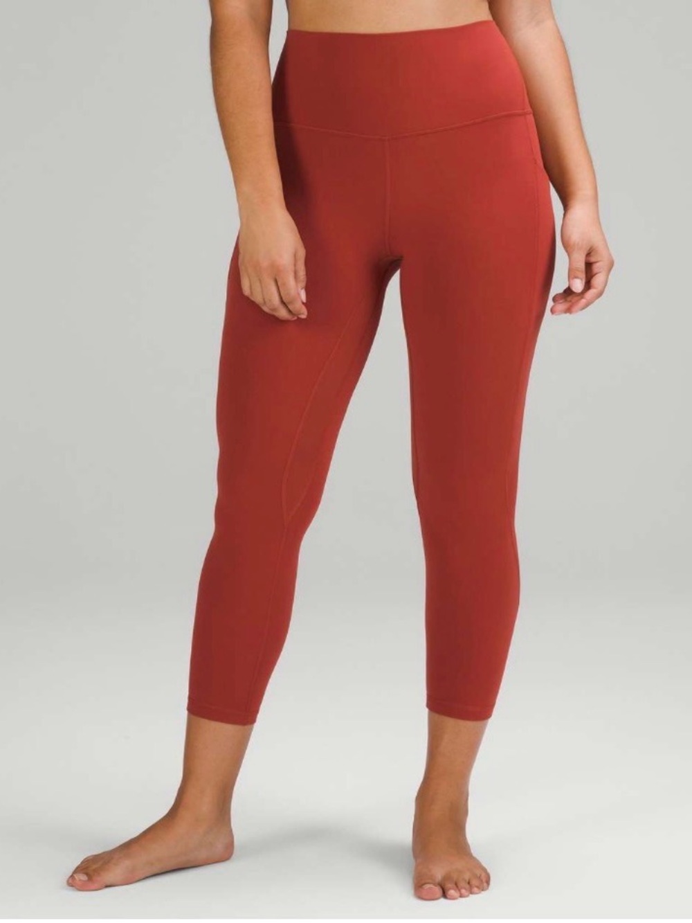 Lululemon Align Pocket Leggings Size 4 Cayenne 25” Nulu High Rise